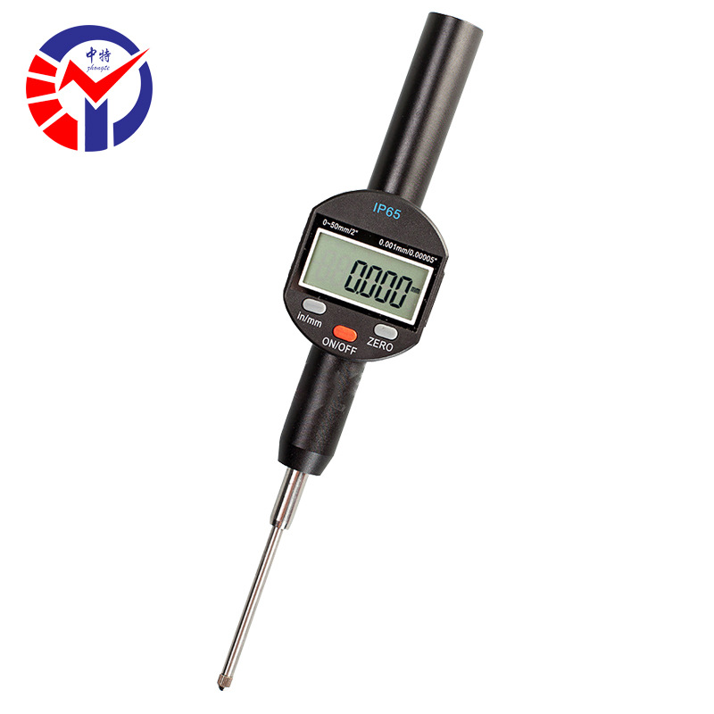 IP65数显千分表0-50.8mm 大屏清晰读数防水防油防尘数显指示表
