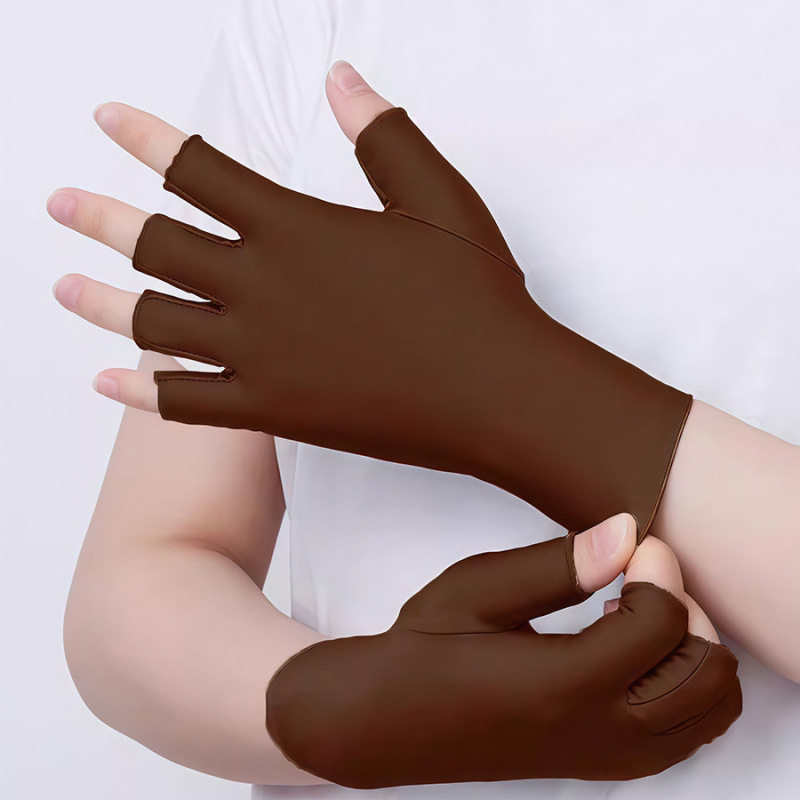 夏の日焼け止め半指はシンプルでファッション的な弾力性があります。|undefined