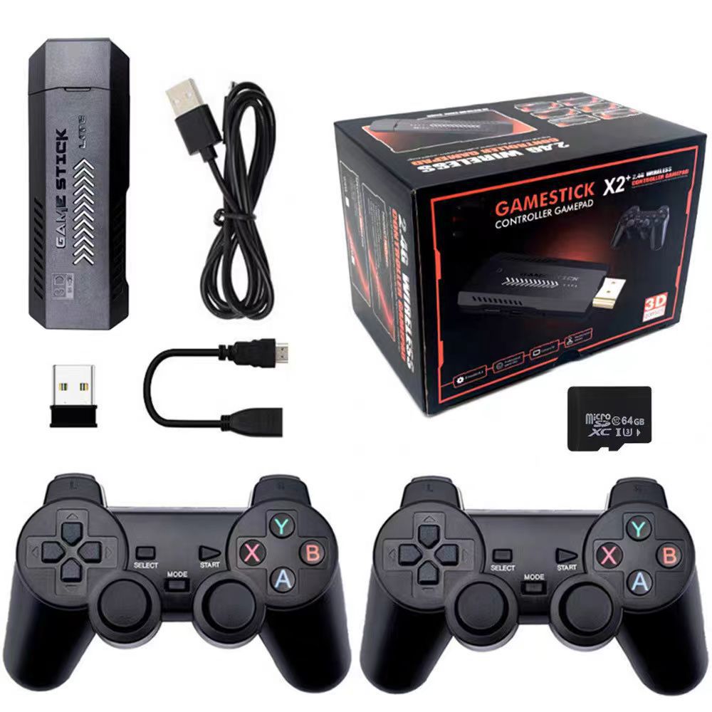 Cross-border X2 consola de juegos doméstica GD10 consola de juegos 2.4G inalámbrico retro TV HDMI nuevo nivel de entrada