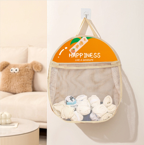 Cross-border new underwear socks mesh storage bag kitchen bathroom storage magic storage bag visible storage mesh bag