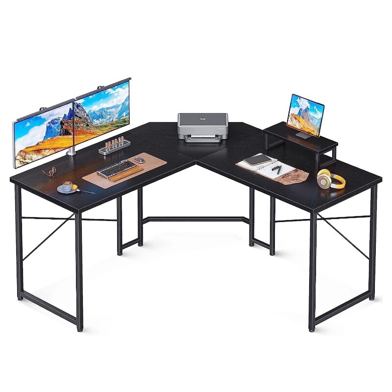 Amazon Explosions Cross-border Special for Corner Desktop Computer Desk L-shaped E-sports Desk with Storage Rack Corner Desk