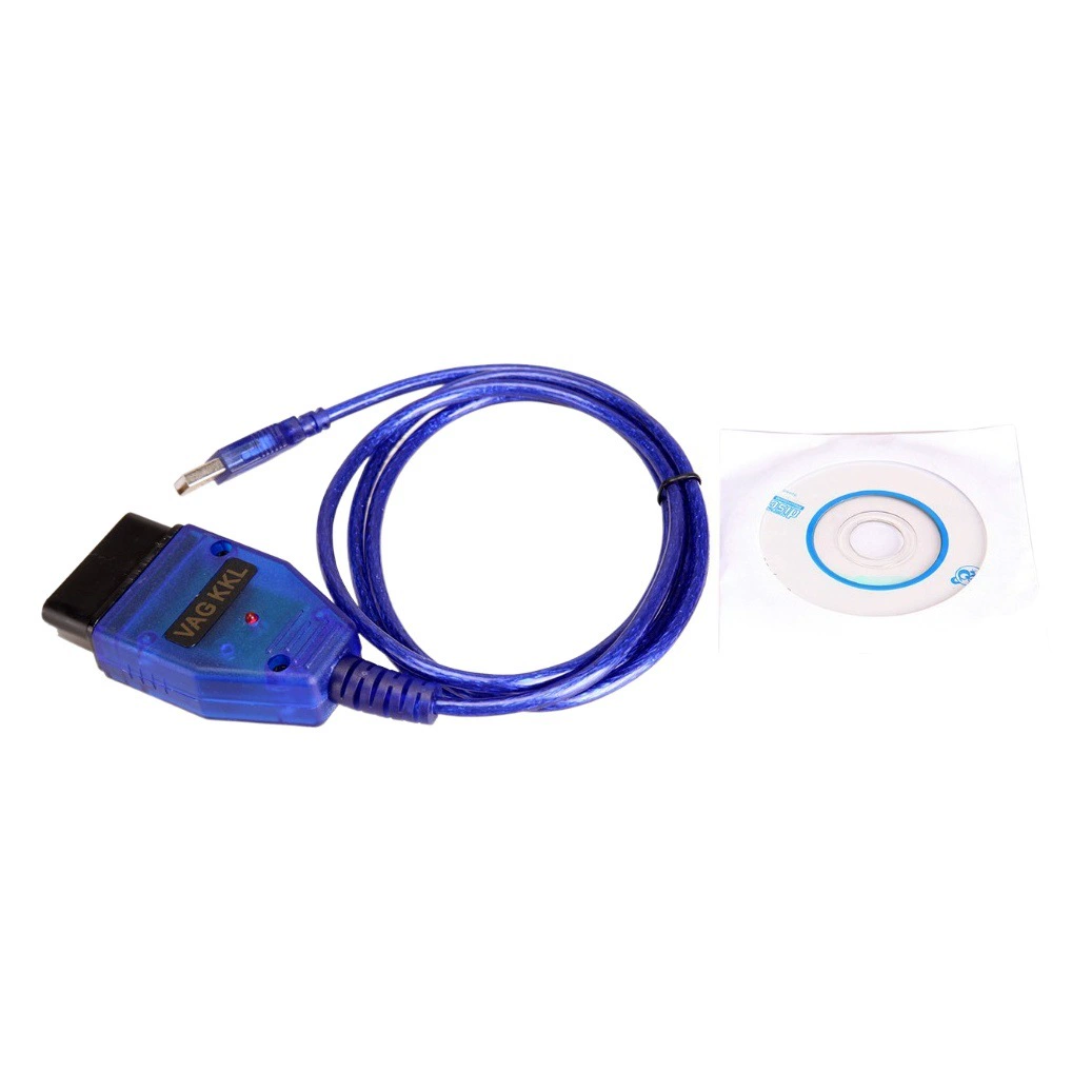VAG KKL 409.1 OBD2 USB Cable VAG409 Автомобильный кабель Диагностика Volkswagen Audi