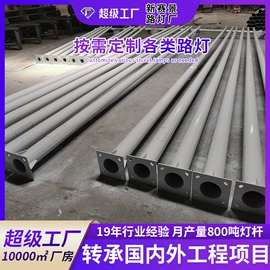 灯柱灯杆;路灯