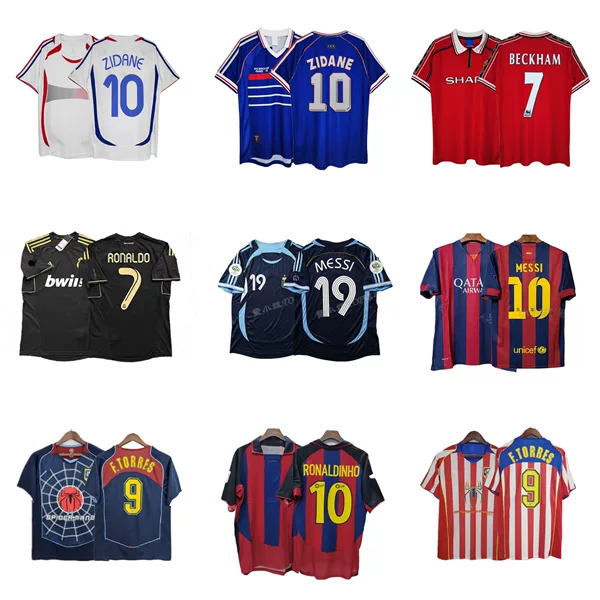 Retro Jerseys, Football Uniforms, National Team Uniforms, Kaka, Henry, Beckham, Zidane, Messi, C. Ronaldo Jerseys
