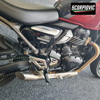 Motorcycle exhaust pipe Scrambler400X Speed400 Tail Section