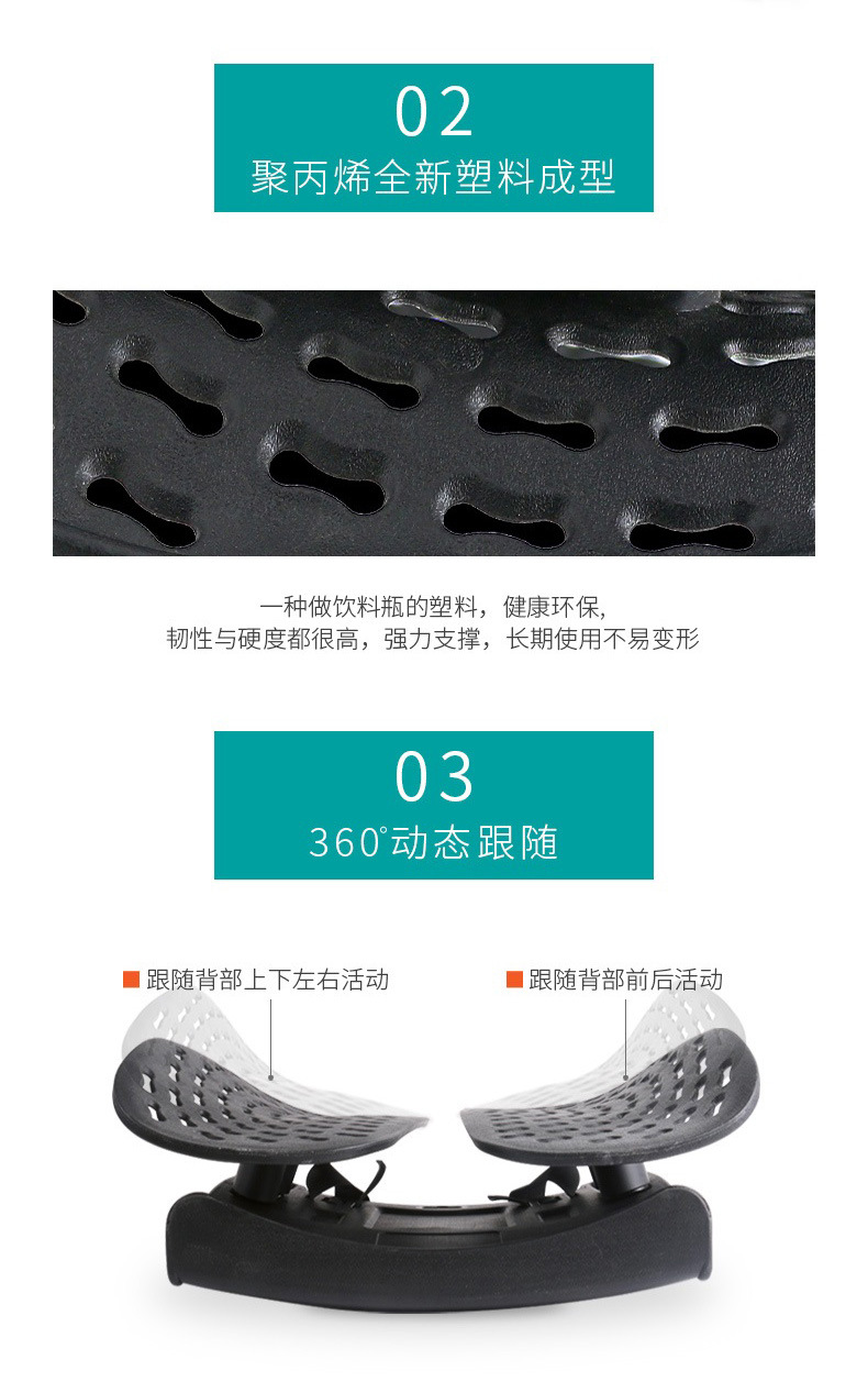 Ergonomic Lumbar Support Cushion for Office Long Sitting, Breathable Waist Support Back Cushion, Driving Lumbar Cushion