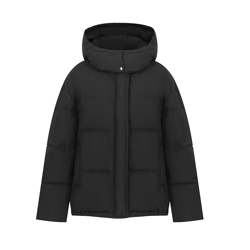 2025 nueva ropa de pan de invierno corto nuevo encapuchado grueso suelto ropa de pan abrigo de algodón nuevo algodón