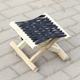 实木小板凳家用折叠矮凳加厚打包水果折叠凳子换鞋凳成人干活板凳