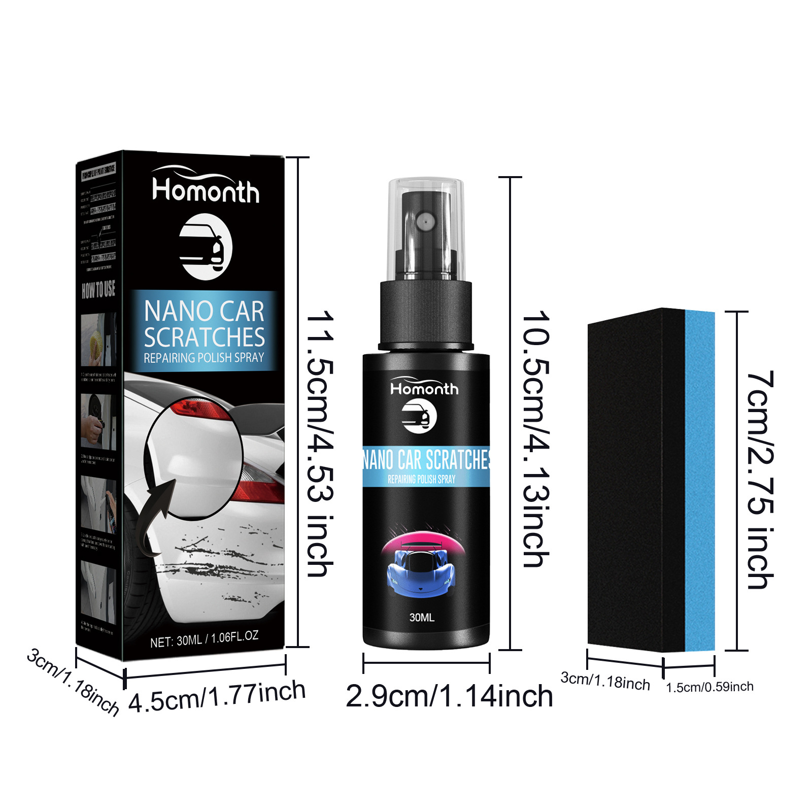 Homonth Scratch Repair Spray Image 2