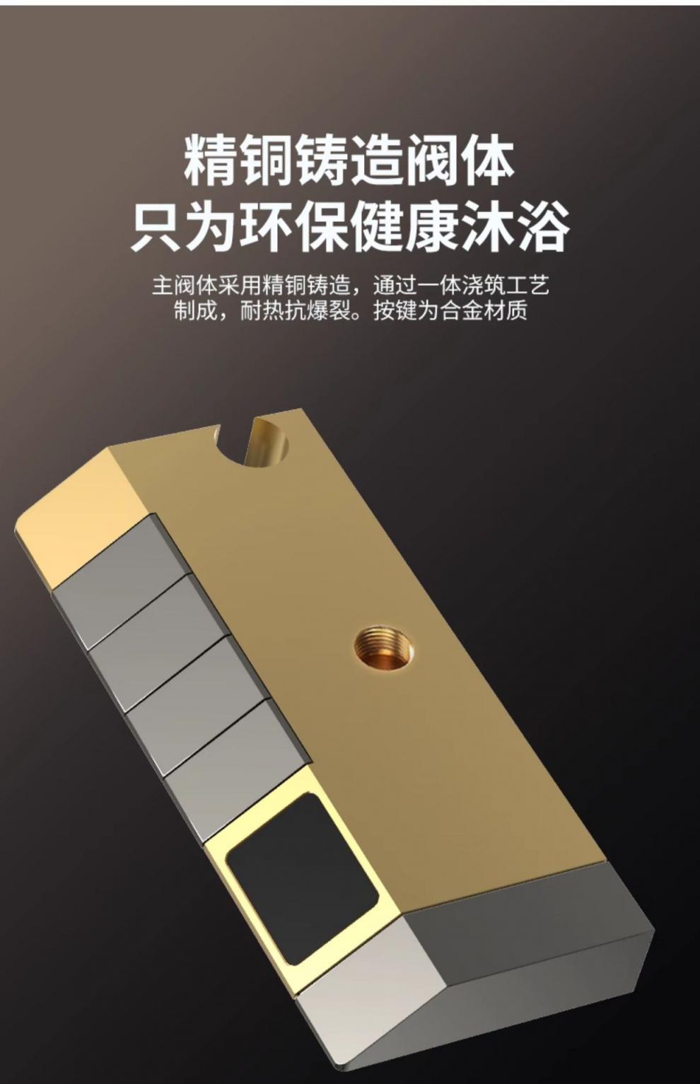 Hotel all-copper shower head, cross-border shower head set, hotel bathroom rain booster nozzle undefined