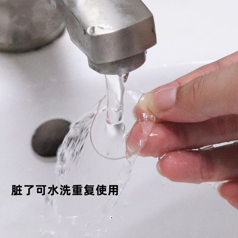 Montaje transfronterizo manija de la puerta transparente almohadilla anticolisión pu silicona fuerte Protector de pared silenciador autoadhesivo junta de goma