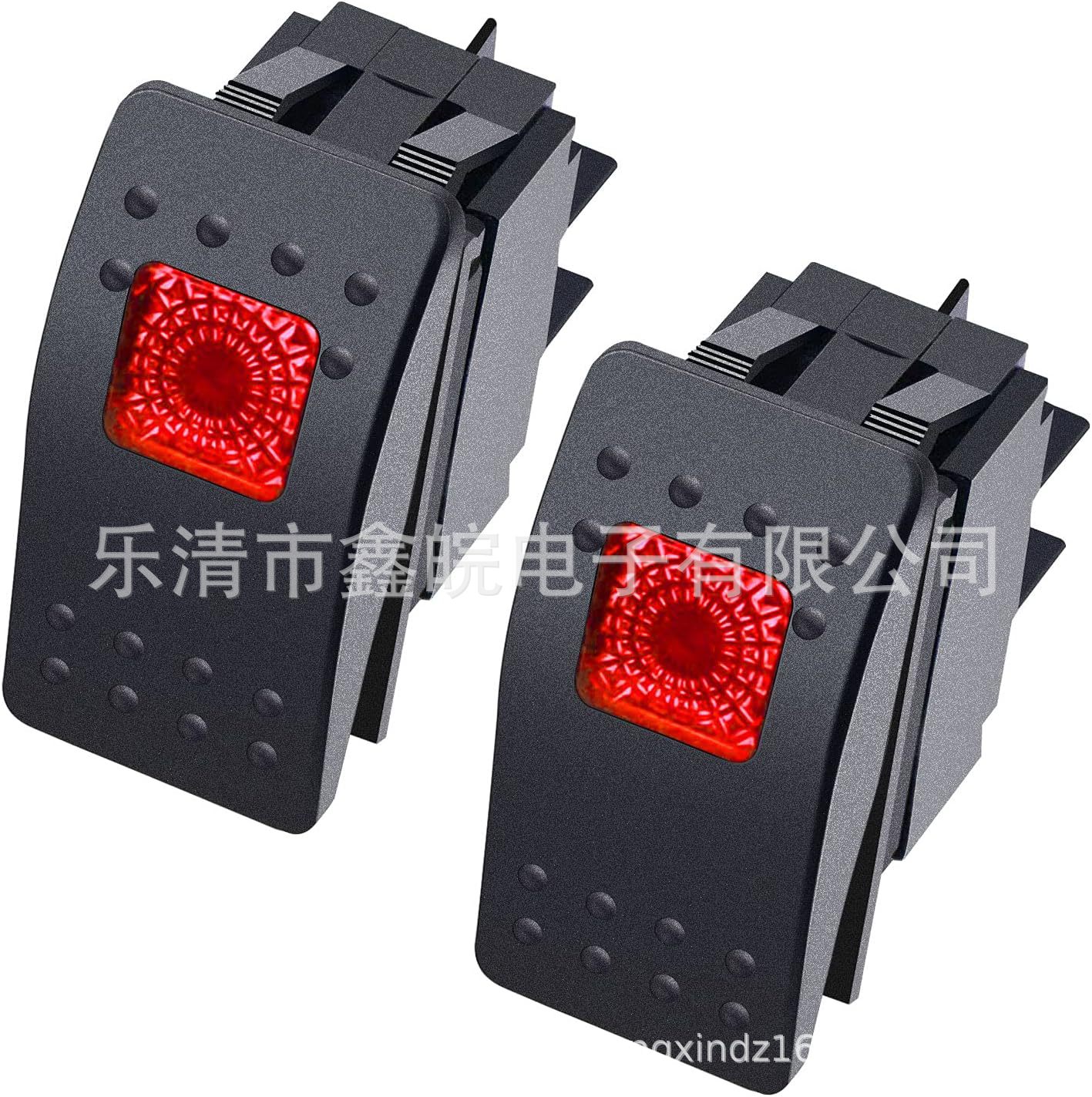 12V-24V游艇开关LED带灯4脚5脚6脚7脚2档/3档汽车改装翘板开关