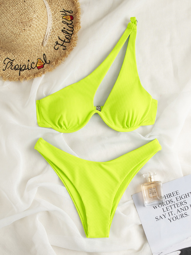 Multicolor Sexy Triangle Seperated Swimwear - Swimsuits - Uniqistic.com