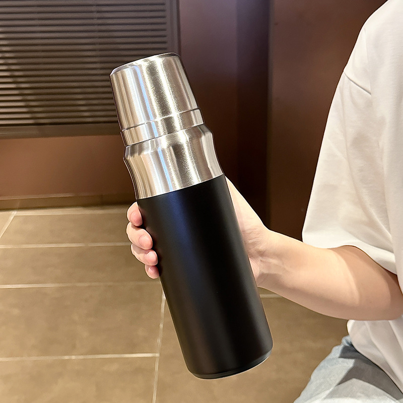 轻奢时尚简约保温杯男生女生户外便携运动高端商务316不锈钢水杯|undefined