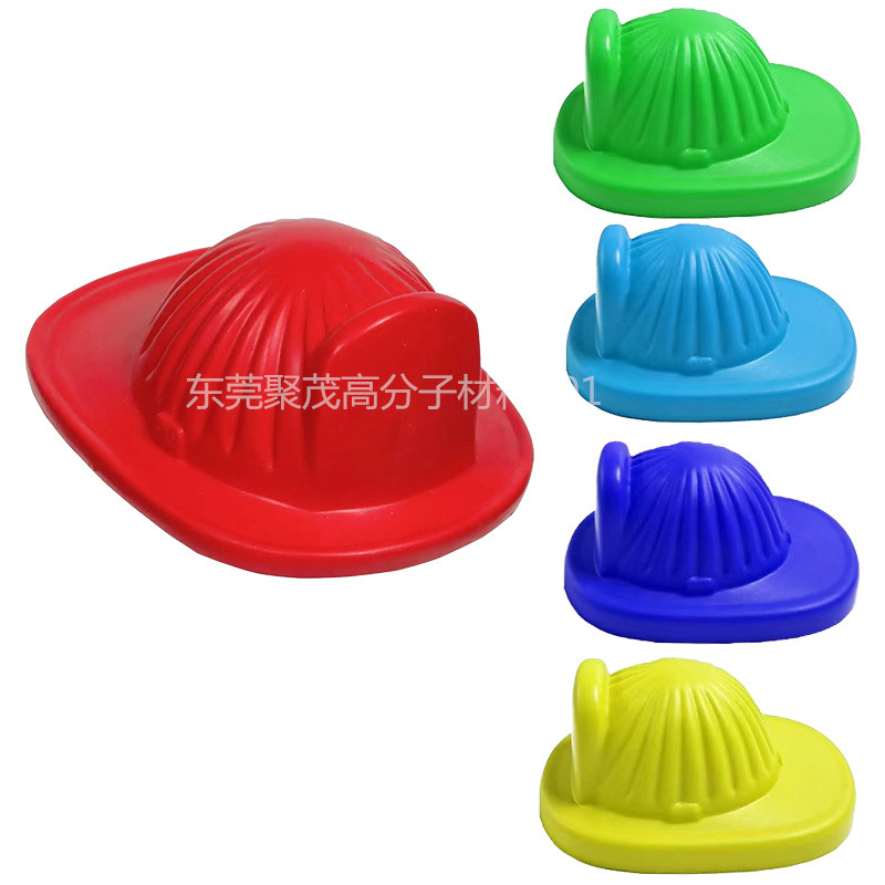 Cross-Border Anti-Pressure Fire Hat Printable High-Quality Environmentally Friendly Safety Helmet Creative Ornaments Decompression Safety Helmet Shape