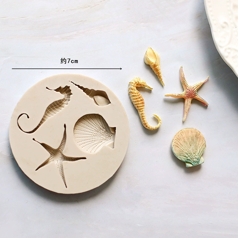 Panfan baking cake decorate the original model turtle shell shell, marine series plug -in birthday cake dessert