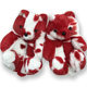 Cartoon soft cute teddy bear cotton slippers autumn and winter warm fleece-lined thickened all-inclusive plush couple home cotton slippers