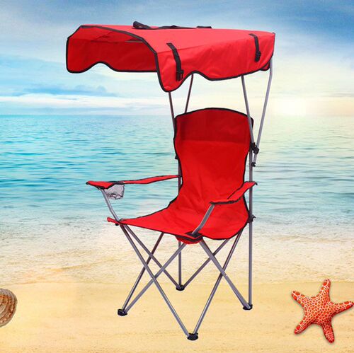 Outdoor Bestselling Single-Powered Covered Armchair Beach Chair Portable Camping Oxford Fabric Folding Chair Fishing Chair