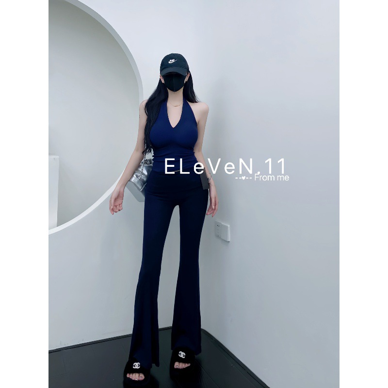 Treasure possession! Self-retaining Long-leg Special Effect Slim-fit Slim-fit High-waist All-match Micro-fit Casual Pants Women's Pants