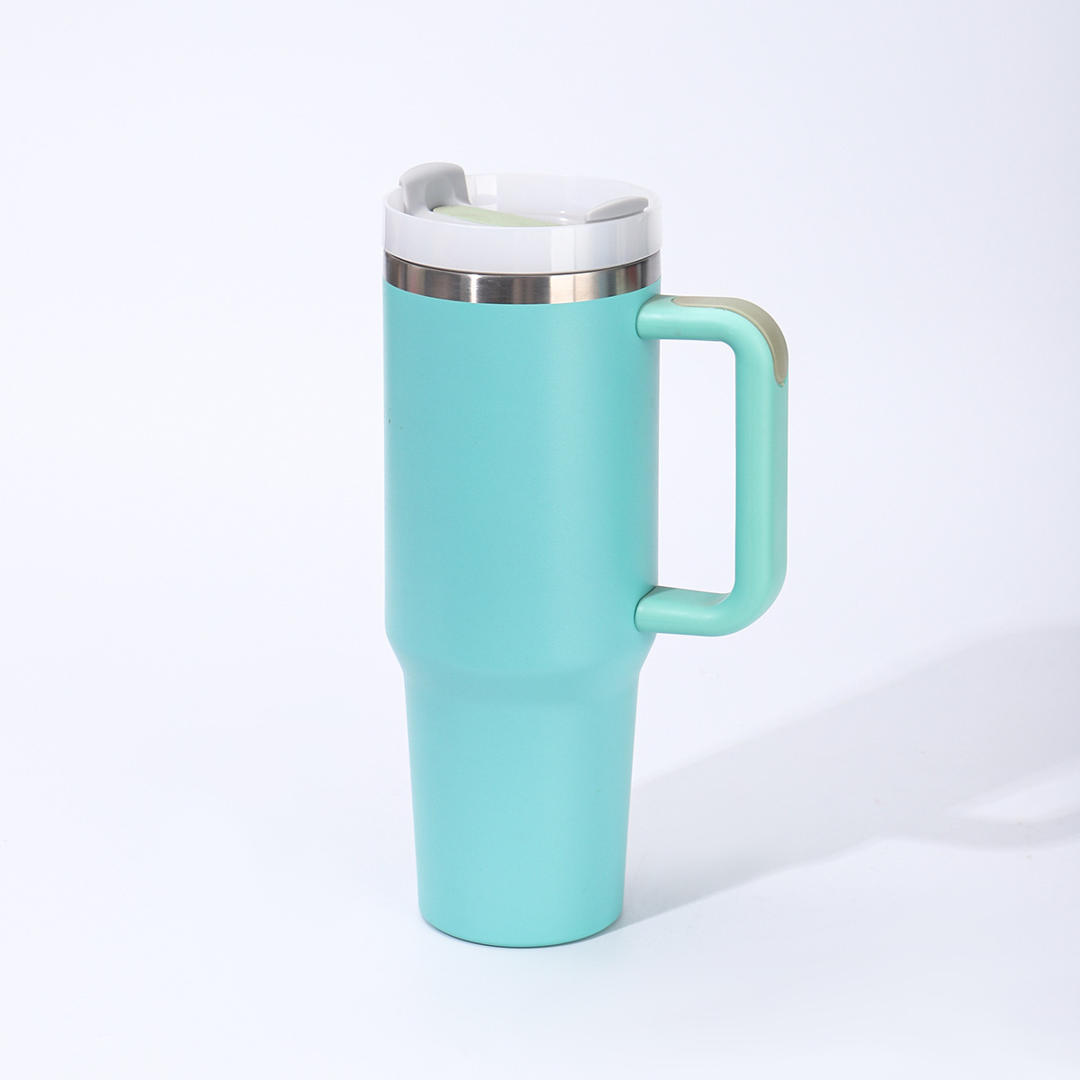 Gran capacidad de segunda generación 30oz mango taza de automóvil aislamiento térmico aislamiento frío taza de paja portátil 304 taza de hielo de acero inoxidable