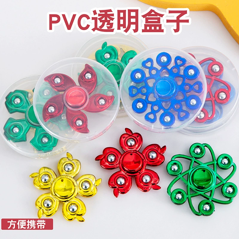 Гироскоп на палец в штучной упаковке, вращающийся гироскоп на кончике пальца, гальванический стальной шарик, декомпрессионная игрушка, живописное место, храм, ярмарка, уличный киоск, игрушки оптом