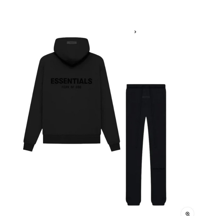 FOG ESSENTIALS 潮牌植绒印花连帽卫衣套装男春秋季宽松休闲|undefined