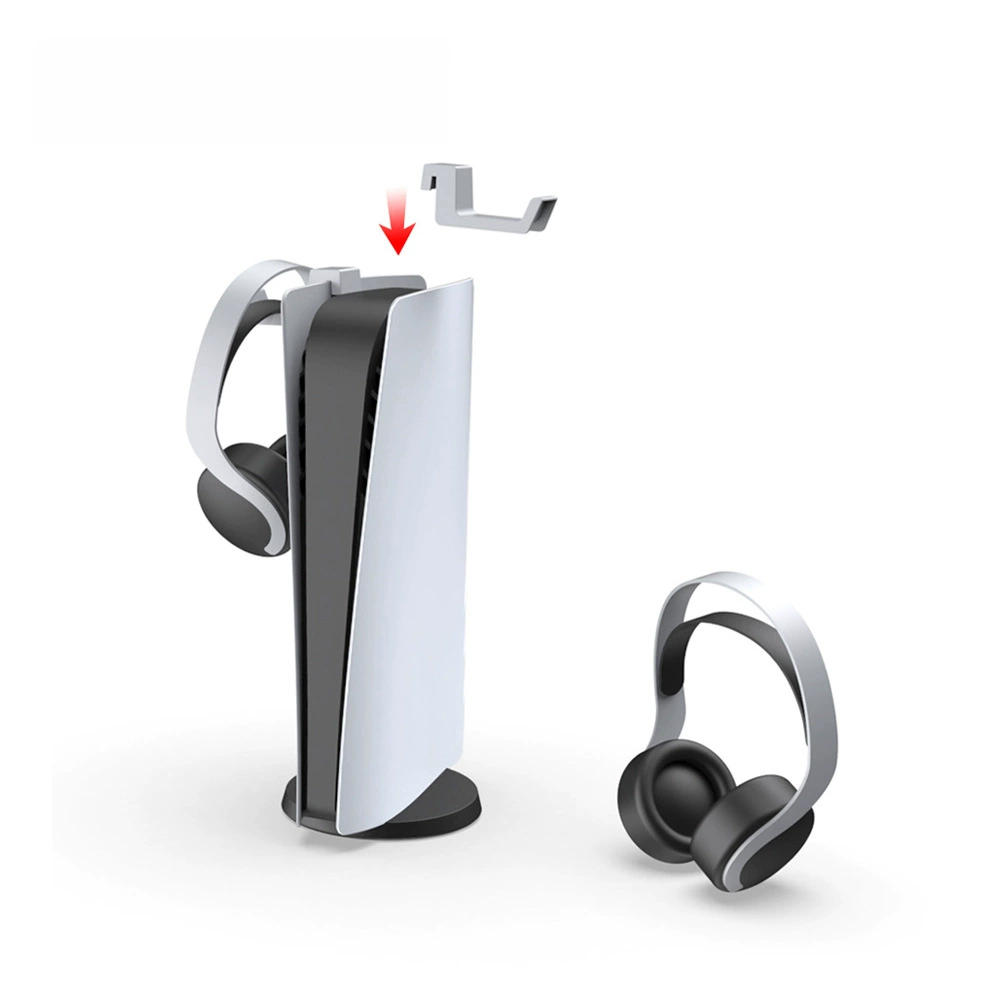 PS5 gaming headset hook PS5 game console hanging headset storage bracket head wearing headphones side hanging frame