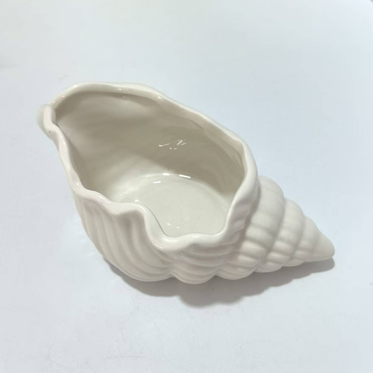 Joyería transfronteriza bandeja de joyería estrella de mar caracoles de cerámica joyería para niñas muestra bandeja para el hogar