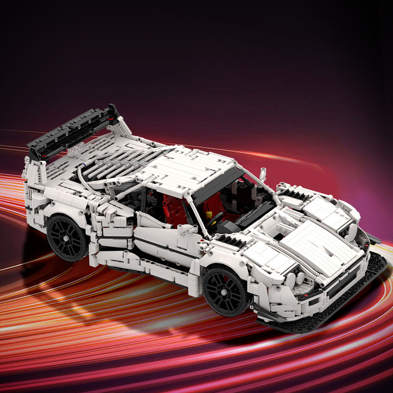 Moc-142232 Ferrari F40 Free Travel Building Block Toy Car Model Compatible with Lego Dropshipping