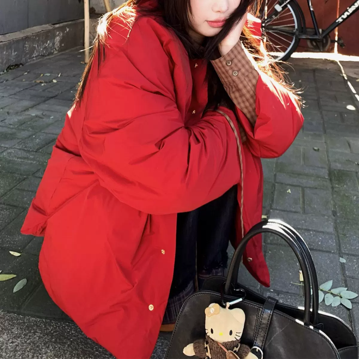 私服珍藏 压感呼吸蓬蓬棉感羽绒服