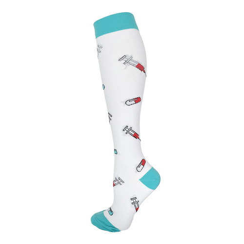 Outdoor Casual Sports Compression Socks for Overseas Trade  Wholesale of Pressure Socks for Nurses, Leg Guards and Running Long Socks 
