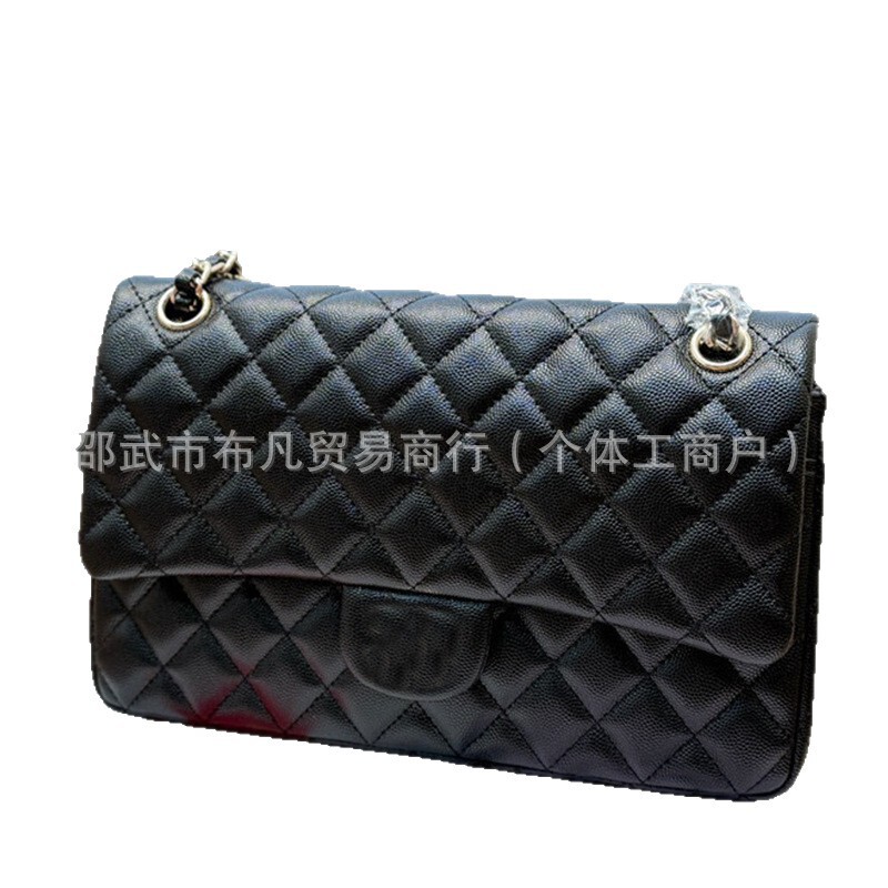 2025新款女包cf鱼子酱羊皮单肩斜跨手提包时尚百搭出行工作必备|undefined