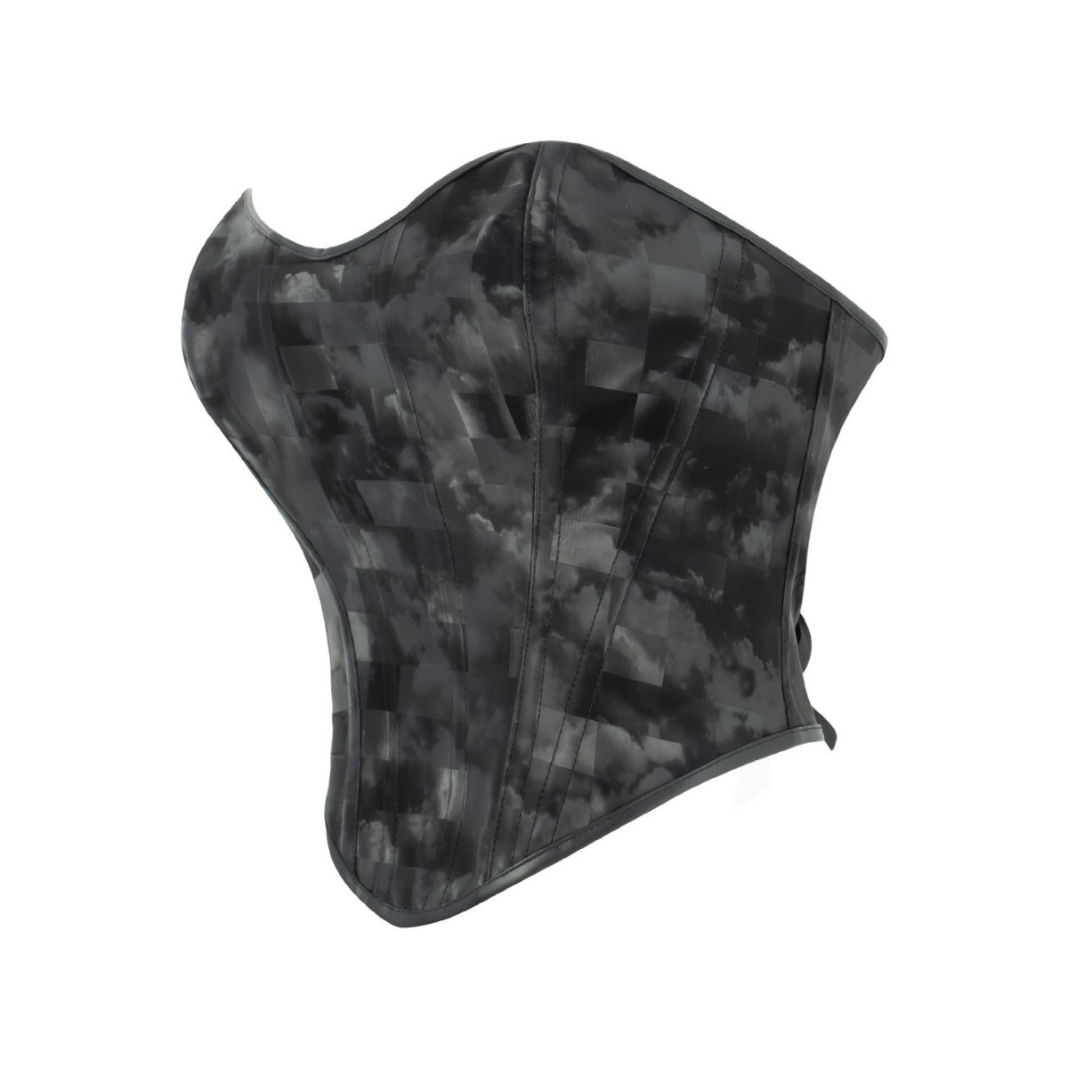 Negro retro cortesana de viento de pecho de dama blusa de cintura apretada delgada abdomen abraza buste de hueso de pescado suministro transfronterizo