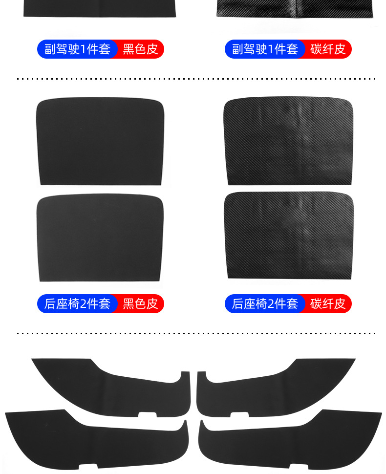 23 Models of Mercedes-Benz Glc300L Door Anti-Kick Pads, New C260L Modified Seat Back Supplies, Protective Panels, Special Use