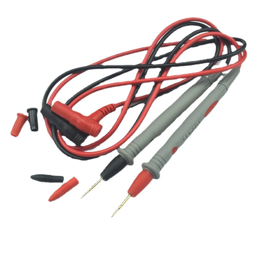 Ручка цифрового мультиметра Чрезвычайно тонкая головка 1000V20A Высокоточная позолоченная медная игла Цифровой мультиметр Pen Line