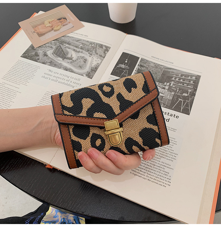 2021 wallet long buckle trifold leather bag Korean version of multicard clutch walletpicture10