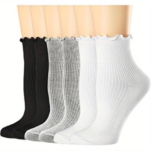 L 32678 Cotton Lace Ankle Socks ���߶��� ����ѷŷ���羳