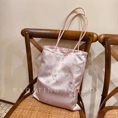 優しい新国風ジャカードシングルショルダーバッグ/愛するピンクブルー/Floating浮月笙オリジナル蝶恋花