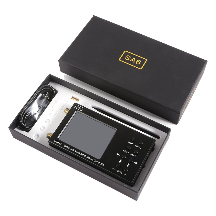 Анализатор спектра SA6 6 6GHZ Wi-Fi 2G 4G CDMA GSM Beidou SA6 генератор сигналов