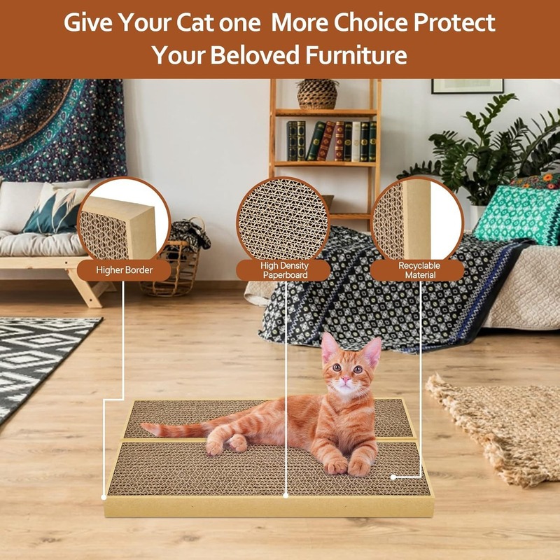 大きいサイズの猫は板の縦型の猫の巣の一体型の猫の爪の板の爪の爪の器をつかんで耐摩耗します。|undefined