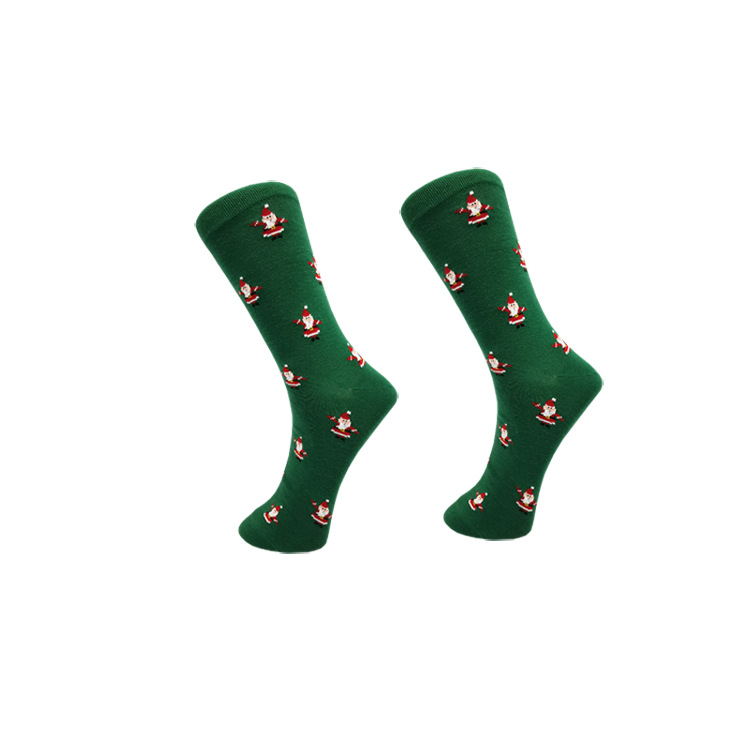 2025d 2025d Nouveau Couple Mi-Mollet Ins Style Personnalité Tendance Chaussettes de Noël pour Hommes_voghion.com