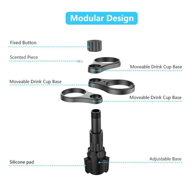 Car cup holder/beverage holder Multi-Functional Interior Rear Seat Cup