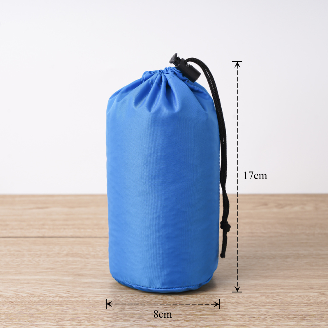 Bolsa de cuerda de nylon impermeable cilíndrica de plumón para ropa doméstica de poliéster bolsa de almacenamiento bolsa de embalaje bolsillo de paquete de contracción image 74