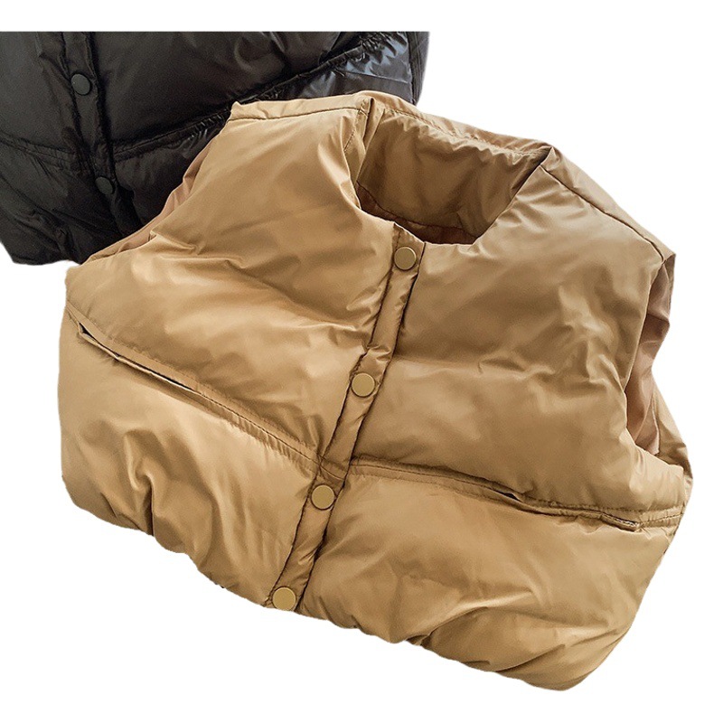 Ropa para niños chaleco de estilo coreano otoño e invierno nuevos niños y niñas sueltos chaleco de algodón cálido chaleco de bebé ropa exterior de moda