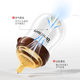 Wide-caliber glass feeding bottle for babies and newborns with anti-flatulence feeding bottle for babies aged 0 to 36 months