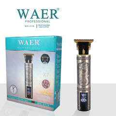 WAER新型ヘアーサロン専用ハイパワー理髪器USB無線オイルヘッド電気はさみ剃刀ヘッドバリカン