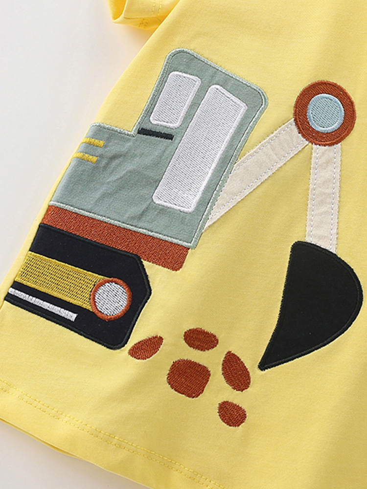 Malwee transfronterizo traje de niños de verano nuevo estilo de ropa infantil europea y americana camiseta de manga corta para niños pequeños y medianos dos piezas