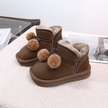 2025冬季新款保暖童棉靴保暖男女短筒儿童雪地靴中大童棉鞋5106