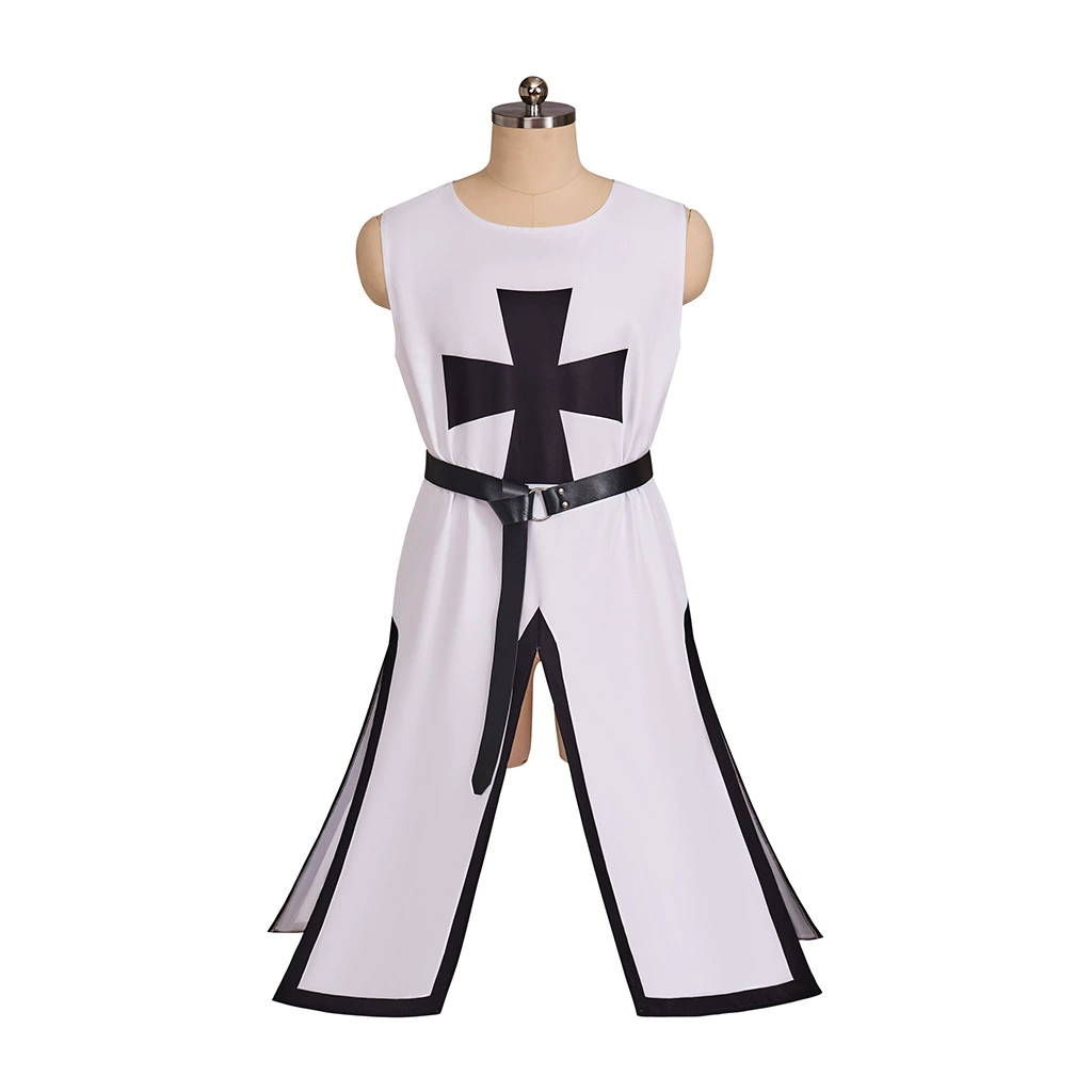 Костюмы на Хэллоуин Рыцари-тамплиеры Одежда Средневековые Костюмы Большой размер Бал Вечеринка Сцена Костюмы