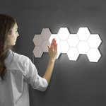 2021 новый дистанционное управление LED обесцвечивать улей свет количество маленькая лампа соты свет фон стена свет декоративный свет яркий RGB